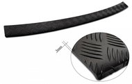 AVISA Profiled ALU rear door sill cover (black - grooved) for Volvo XC60 II, from 2017 - Boot Edge Protector