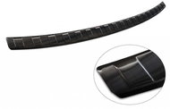 AVISA profiled stainless steel rear door sill cover for Audi Q3 II crossover - black, from r.v. 2018 - Boot Edge Protector
