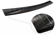 AVISA profiled stainless steel rear door sill cover for BMW X6 II F16 - black, r. v. 2013 - 2018 - Boot Edge Protector