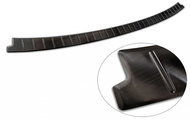 AVISA Profiled stainless steel rear door sill cover for Dacia Jogger, from r.v. 2021 ->, black - Boot Edge Protector
