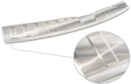 AVISA profiled stainless steel rear door sill cover for Dacia Spring hatchback 5D, from r.v. 2021 -> - Boot Edge Protector