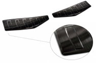 AVISA profiled stainless steel rear door sill cover for Ford Mustang Mach-E - black, from r.v. 2020  - Boot Edge Protector