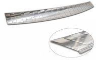 AVISA Profiled stainless steel rear door sill cover for Mercedes EQE SUV, from r.v. 2022 ->, silver - Boot Edge Protector