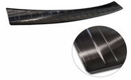 AVISA profiled stainless steel rear door sill cover for Mitsubishi Space Star facelift - black, from - Boot Edge Protector