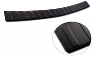 AVISA Profiled stainless steel rear door sill cover (black matt) for Opel Mokka X, r. v. 2016-2019 - Boot Edge Protector