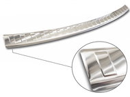 AVISA profiled stainless steel rear door sill cover for Peugeot 4007, r. v. 2007 - 2012 - Boot Edge Protector