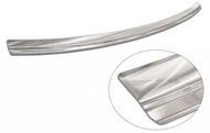 AVISA Profiled stainless steel rear door sill cover for Porsche Cayenne III, from 2017 ->, silver - Boot Edge Protector