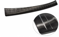 AVISA Profiled stainless steel rear door sill cover for Subaru Outback VI, from 2019 ->, black - Boot Edge Protector