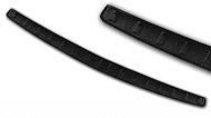 AVISA profiled stainless steel rear door sill cover for Škoda Octavia IV liftback - black, from r. v - Boot Edge Protector