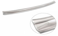 AVISA Profiled stainless steel rear door sill cover for Toyota Corolla XII Sedan, from 2018 ->, silv - Boot Edge Protector