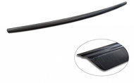 AVISA Profiled stainless steel rear door sill cover for Toyota Prius V, from r.v. 2022->, black - Boot Edge Protector