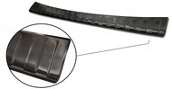 AVISA profiled stainless steel rear door sill cover for Toyota Yaris IV hatchback - black, from r. v - Boot Edge Protector
