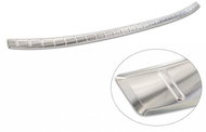 AVISA Profiled stainless steel rear door sill cover for Volkswagen Taigo, from r.v. 2020 ->, silver - Boot Edge Protector