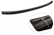 AVISA Profiled stainless steel rear door sill cover for Volkswagen Taigo, from r.v. 2020 ->, black - Boot Edge Protector