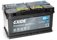 EXIDE Premium 85Ah, 12V, EA852 - UAMK instalace do vozu - Autobaterie