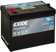 EXIDE Premium 75Ah, 12V, EA755 - UAMK instalace do vozu - Autobaterie