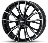 MAK Mark Black 8x17, 5x120, ET43 - Aluminum Wheel