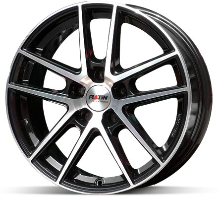 Platin P73 Black 7,5x18, 5x112, ET51 - Aluminum Wheel - Main image