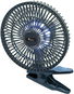 Ventilátor do auta Compass Silent ventilátor 210mm AKU nabíjecí 2000 mAh s osvětlením klips - Ventilátor do auta