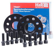 H&R extension washers 2 × 15 mm for BMW M3 E46, black, incl. screws - Wheel Pads