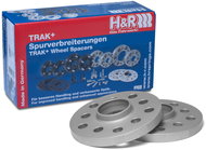 H&R extension washers 2 × 15 mm for Volkswagen Phaeton 3D, silver, without screws - Wheel Pads