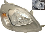 ACI TOYOTA Yaris -3/03 front light H4 (electrically operated + motor), for cars made in Japan P - Front Headlight