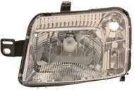 ACI FIAT Panda 8/09- front light H4 8pin connector (electrically operated + motor) L - Front Headlight