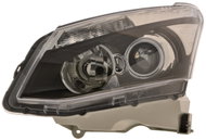 ACI ISUZU DMAX 12- přední světlo H11+HB3 s čočkou (man. i el. ovládané) černé L - Front Headlight