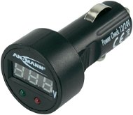 Small digital voltmeter 12/24 V car power outlet, black - Battery Charger