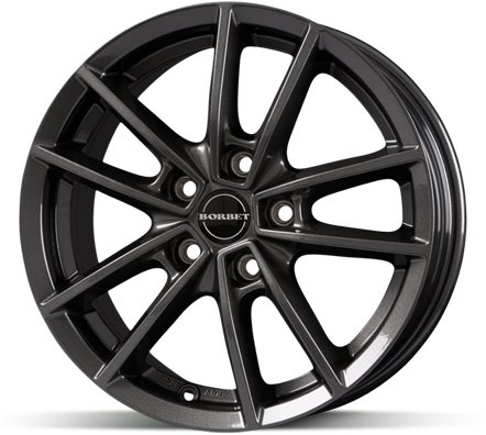 Borbet W Anthracite 8x19 5x114 ET37 - Aluminum Wheel - Main image