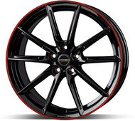 Borbet LX18 Black Red 8x18 5x108 ET45 - Aluminum Wheel