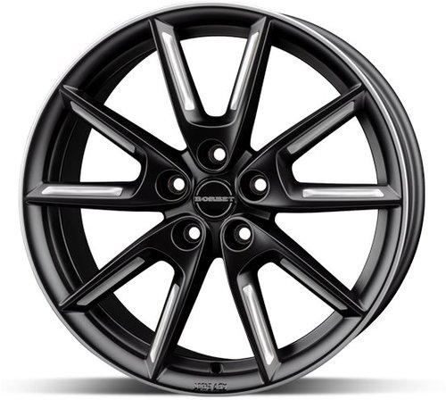 Borbet LX18 Black Silver 8x18 5x112 ET40 - Aluminum Wheel - Main image