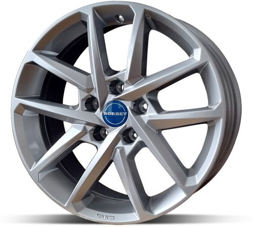 Borbet N Silver 6,5x17 5x114 ET45 - Aluminum Wheel - Main image