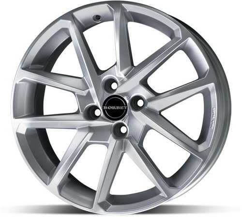 Borbet N Silver 4 6,5x16 4x100 ET43 - Aluminum Wheel - Main image