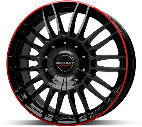 Borbet CW3 Red 7,5x18 5x130 ET37 - Aluminum Wheel - Main image