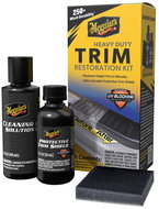 Meguiar's Heavy Duty Trim Restoration Kit - exterior unpainted plastic recovery and protection kit - Plastic Restorer