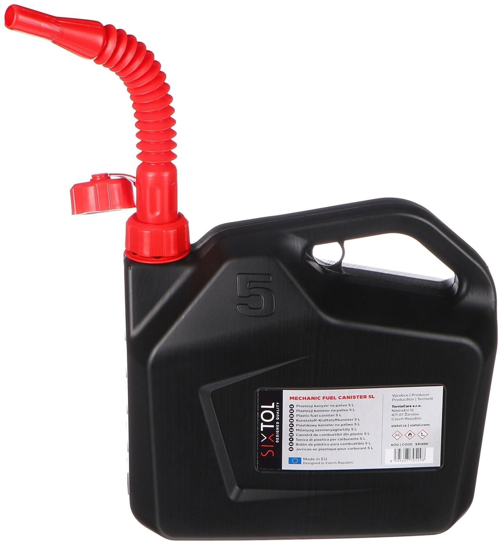 SIXTOL Mechanic Fuel Canister, 5 l