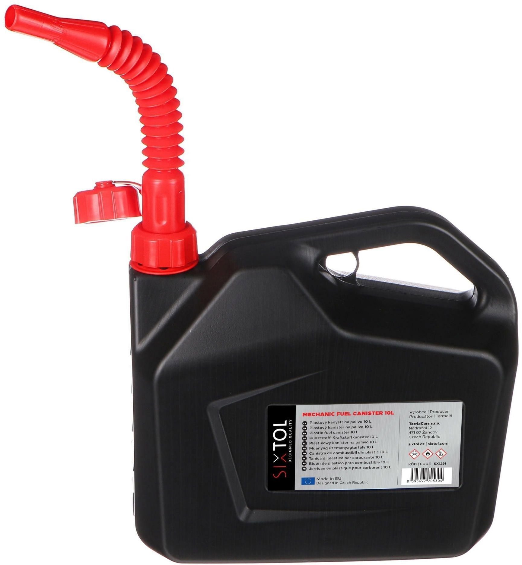 SIXTOL Mechanic Fuel Canister, 10 l