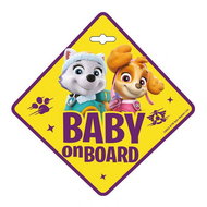 Disney Paw Patrol girls - suction cup on the rear window - Self-Adhesive Sticker