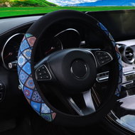 PREXIM Steering wheel cover neoprene, blue - Steering Wheel Cover