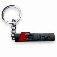 Mjakes black keyring pendant for AUDI S Line cars - Keychain