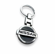 Mjakes round keyring pendant for NISSAN cars - Keychain