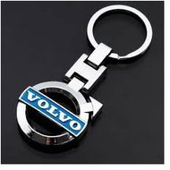 Mjakes keyring, silver for VOLVO vehicles - Keychain