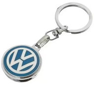 Mjakes keyring round blue for VW VOLKSWAGEN cars - Keychain