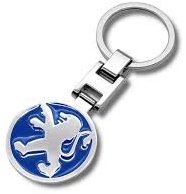 Mjakes keychain pendant double-sided blue for PEUGEOT cars - Keychain - Main image
