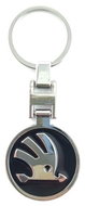 Mjakes keyring pendant double-sided black for ŠKODA cars - Keychain