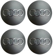 MJakes centre wheel caps 68 mm grey for AUDI cars - Wheel Center Caps