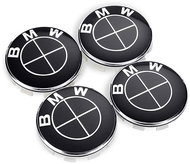 MJakes středové krytky kol 68 mm černé pro vozy BMW - Středové krytky kol
