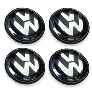 MJakes středové krytky kol 76 mm stříbrné pro vozy VW VOLKSWAGEN - Středové krytky kol