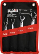 YATO gyűrűskulcsok, 4db 8-17 mm, félig nyitott - Villáskulcs készlet